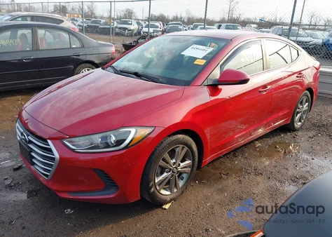 2017 Hyundai Elantra Se из США, поврежденный, VIN KMHD84LF4HU161937